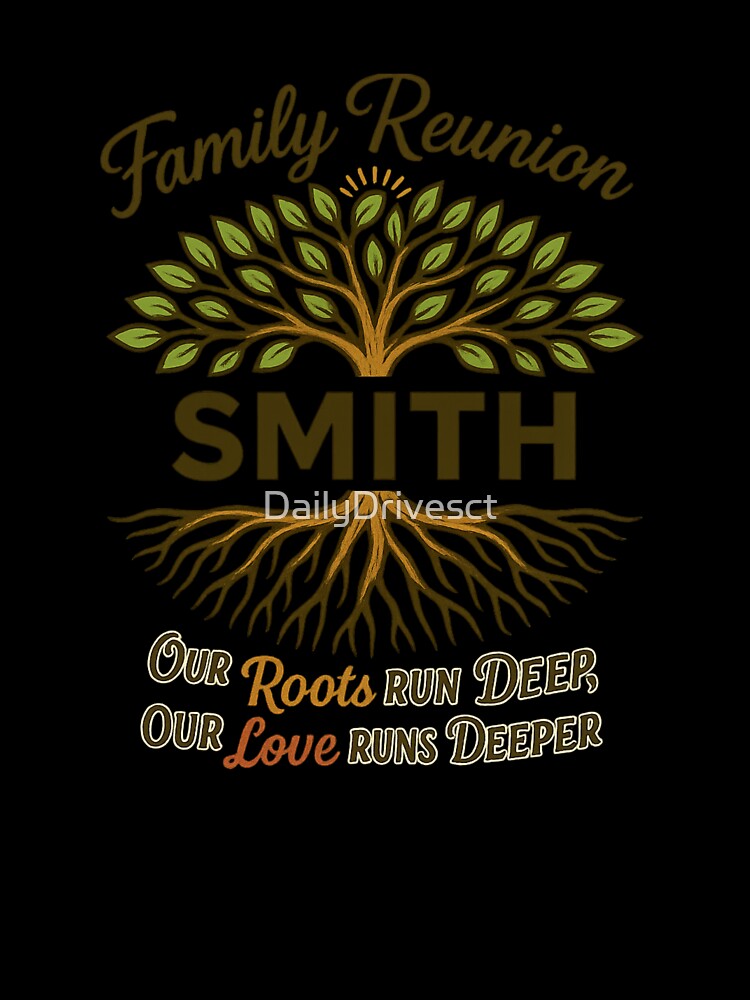 Family Reunion Tree of Life T-Shirt – Roots and Love Design by DailyDrivesct