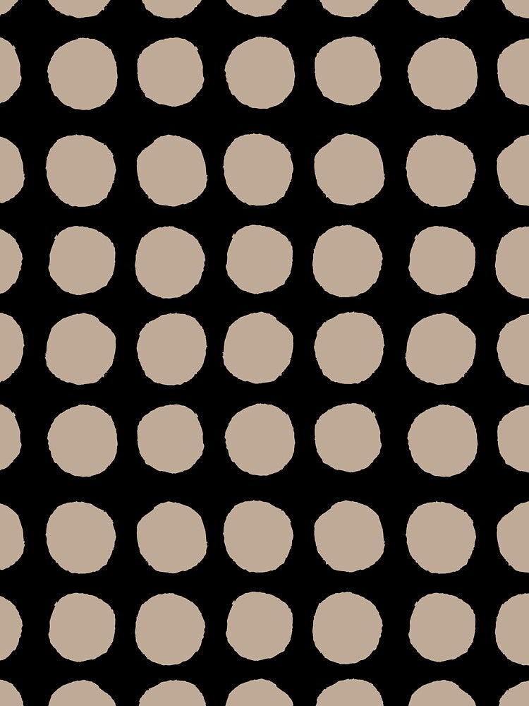 Brown Black and White Scallop Stripe Pattern Pairs DE 2022 Popular Color Trail Dust DE6123 by ColorOfTheYears