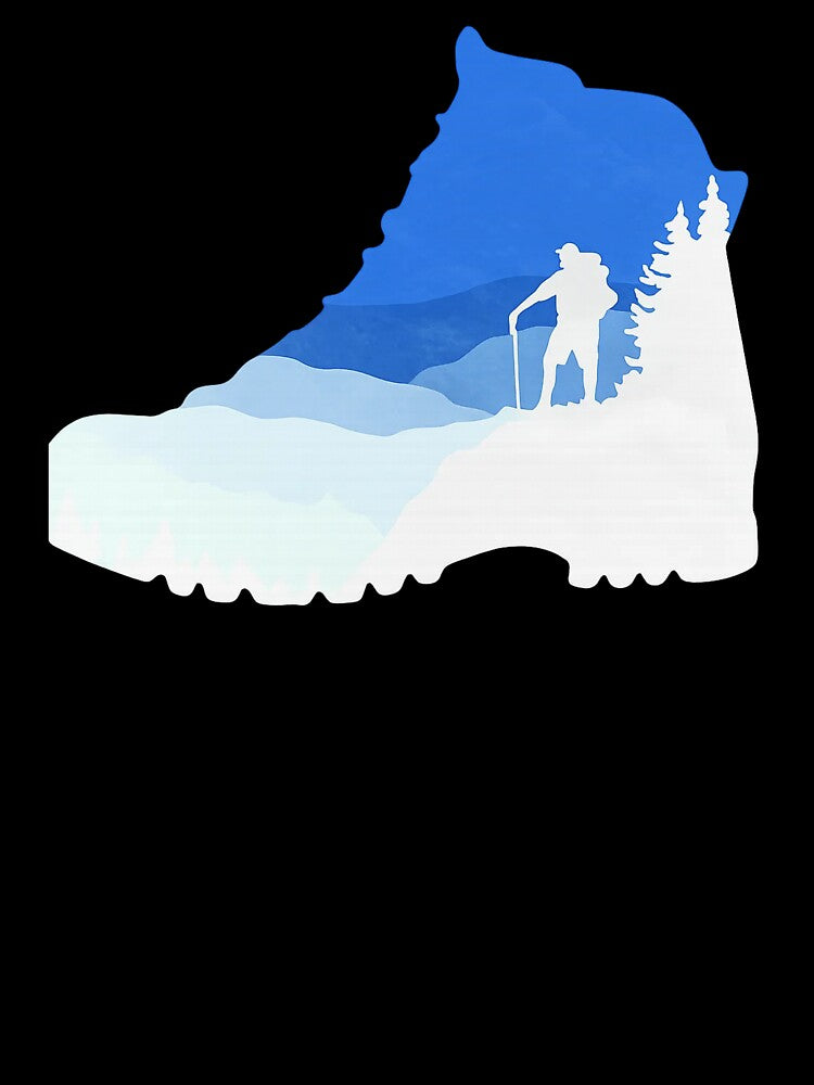 Retro Hiking Boots Hiker Outdoor Camping Mountain Adventure by Uglyandcute