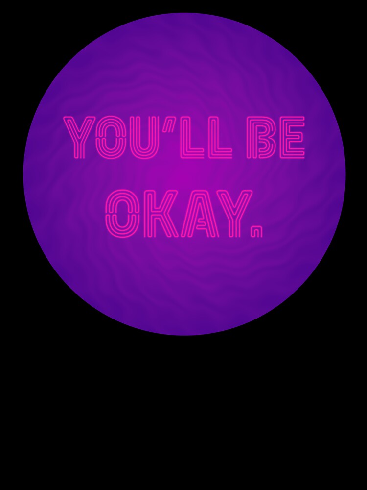 You'll Be Okay - Indigo and Violet Swirl by sillyjess