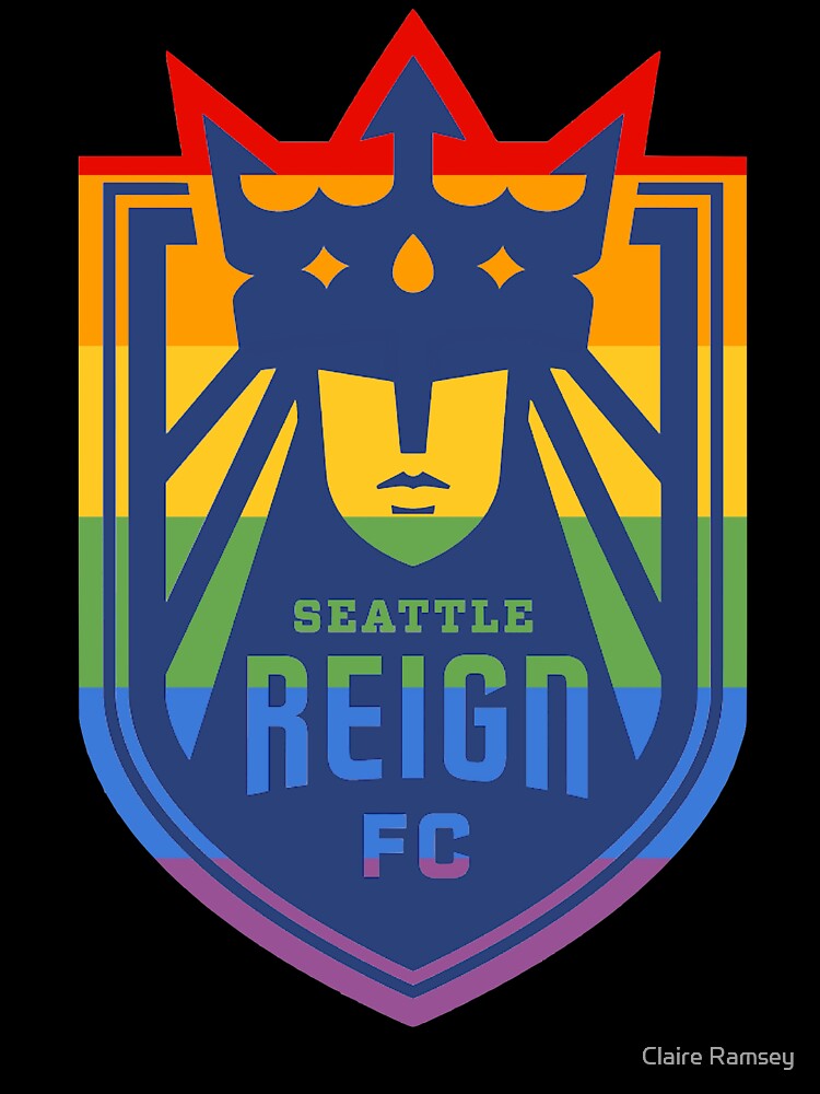 Seattle Reign FC Pride by Claire Ramsey Unisex , , , Long Sleeve Tee
