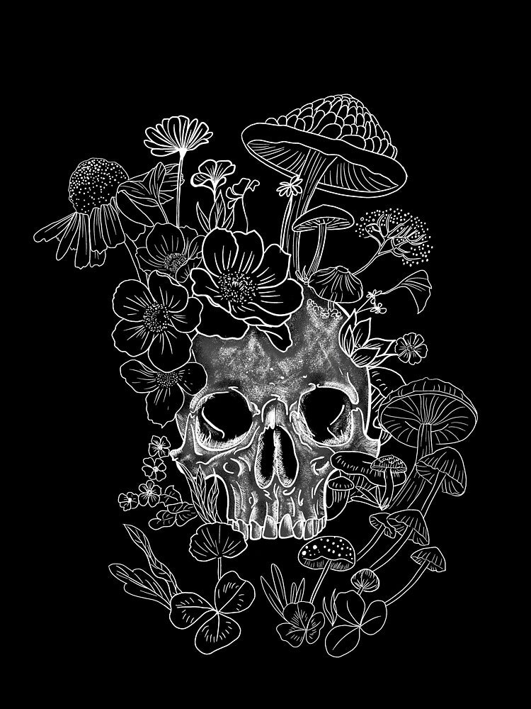 Botanic_skull by POESÍA_METAFORA