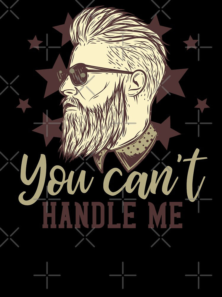 You Can't Handle Me Hipster Barber Vintage Barbershop Retro Illustration by MemphisCenter