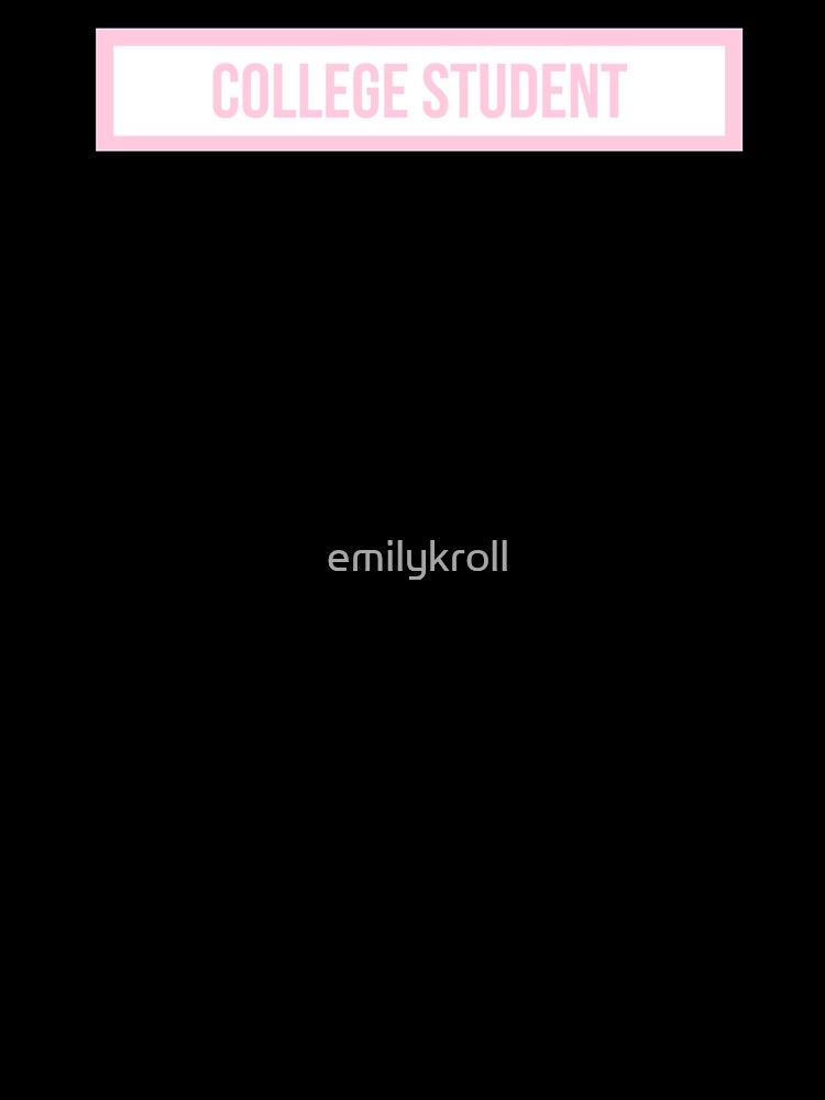 College Student Pink by emilykroll