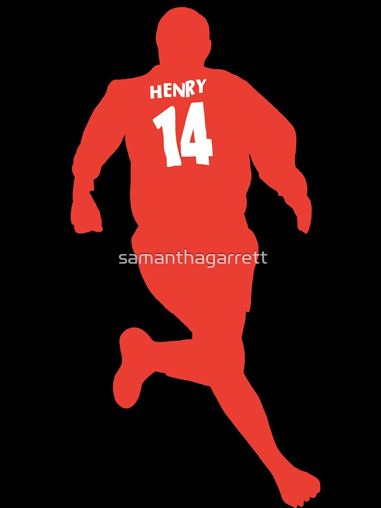 Thierry Henry Silhouette Illustration by samanthagarrett Unisex , , , Long Sleeve Tee