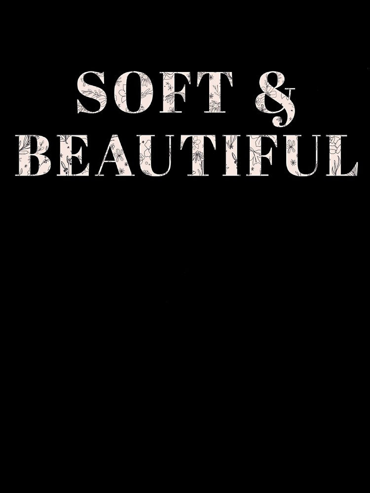 Soft and Beautiful Floral Type by juvenilepeace