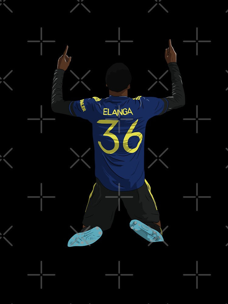Anthony Elanga Goal Celebration United by Hevding Unisex , , , Long Sleeve Tee