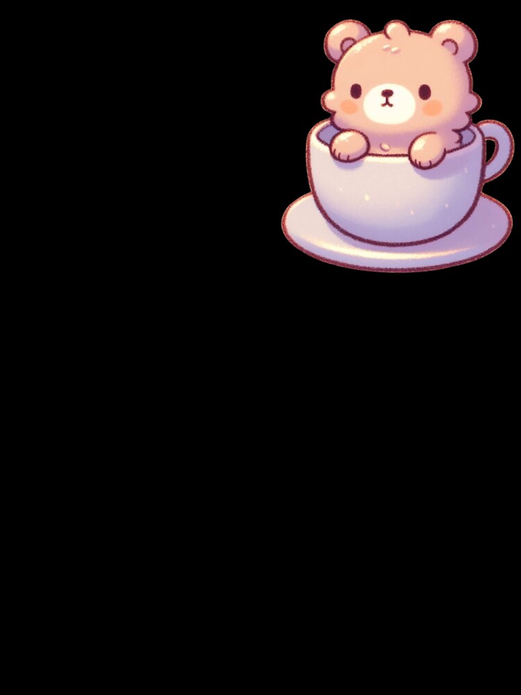 Chibi bear in a mug by Lastsnoww