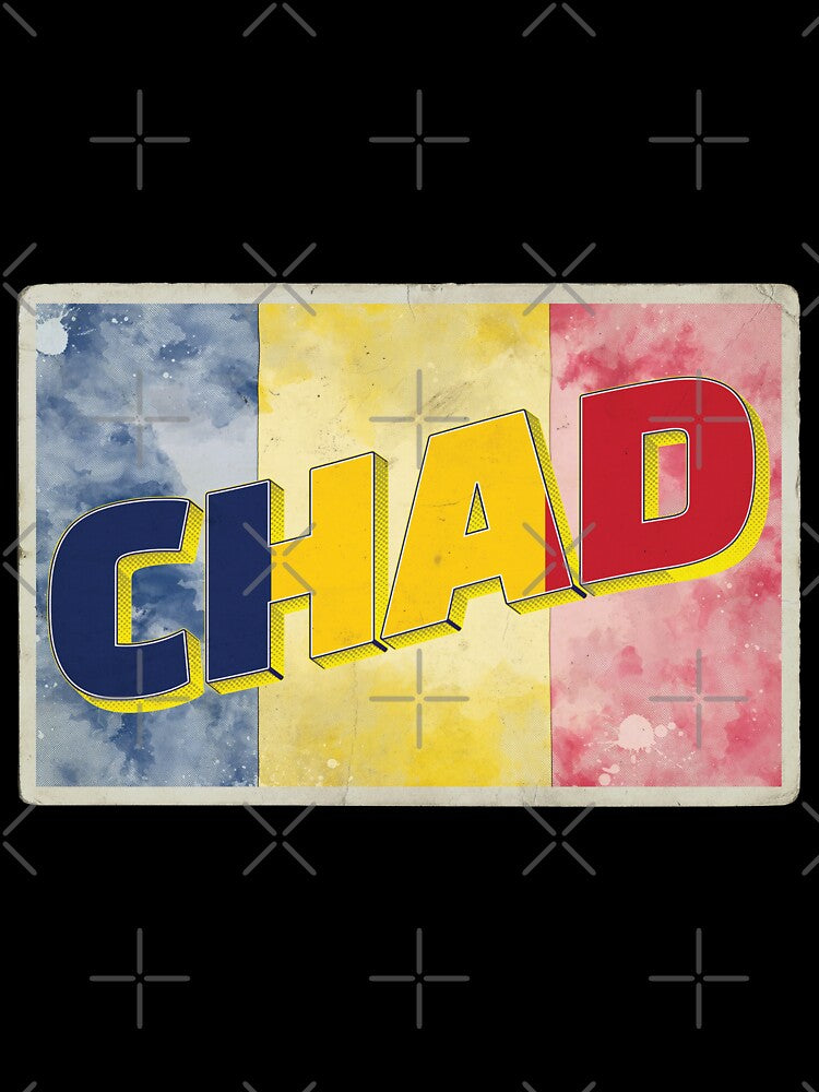 Chad Vintage style retro souvenir by DeveloperProp0