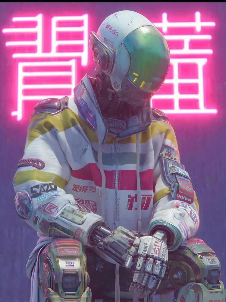 Glitched Android by Retro Type