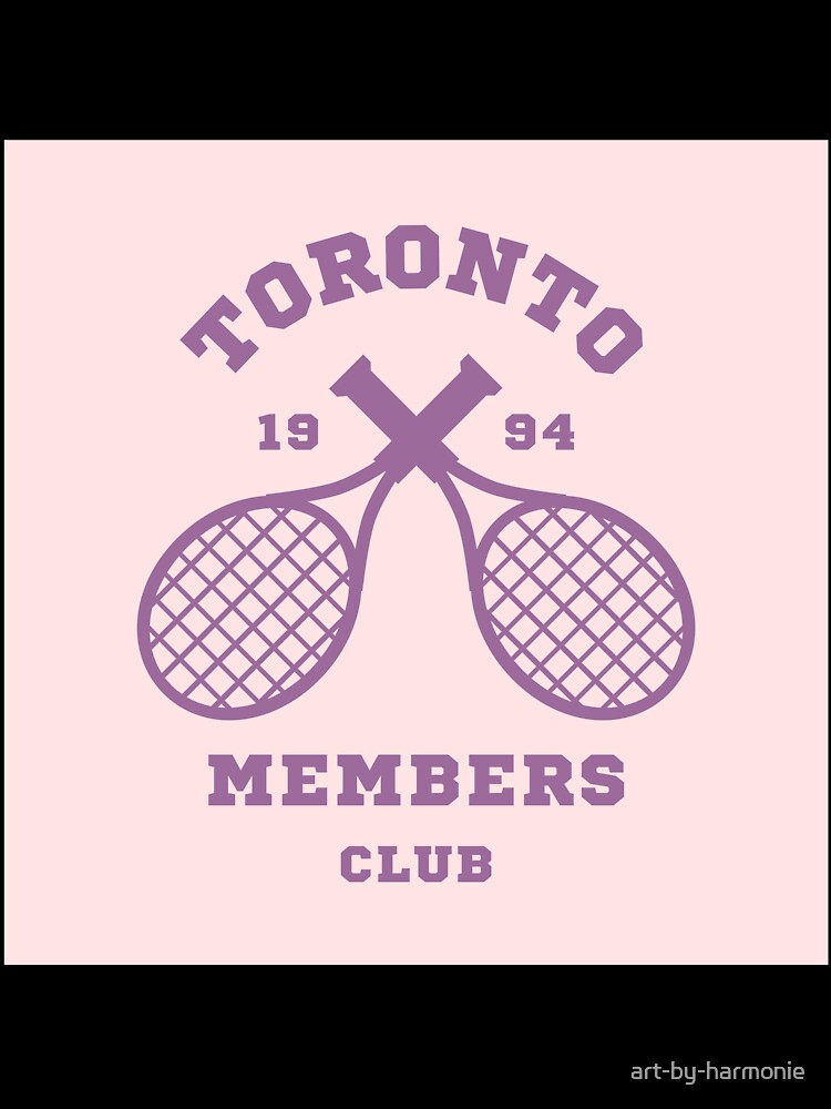 Toronto Tennis Members Club 1994 Purple Pink by art-by-harmonie