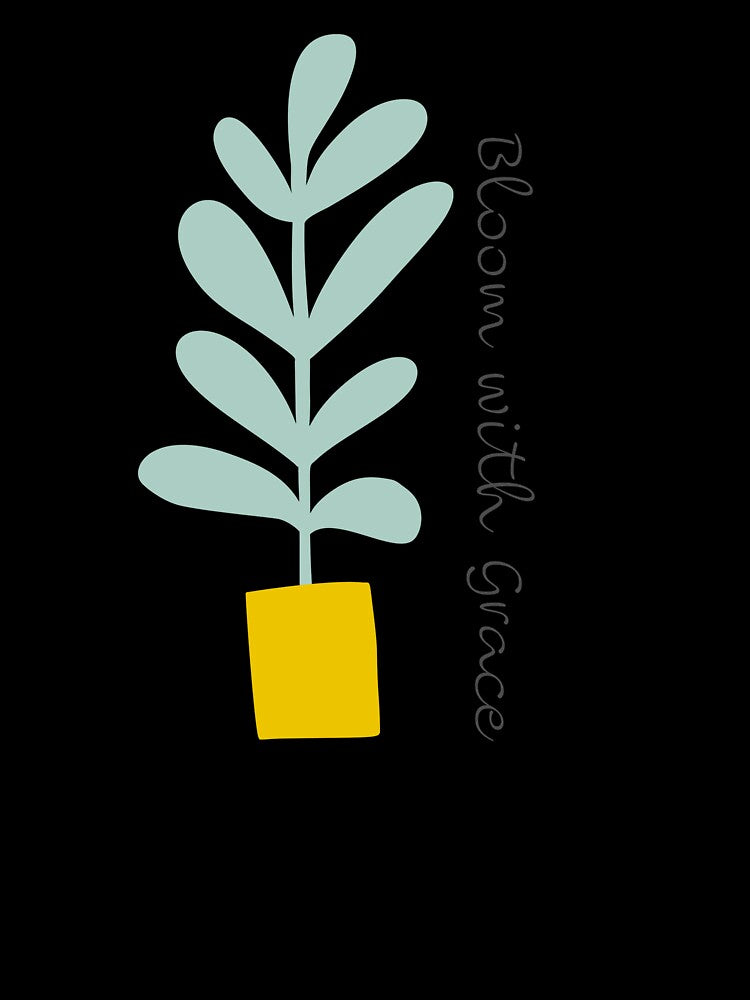 Bloom with Grace | Plant Mom | Succulent | House Plants | Plants | Plant Lady | Plant Lover | Gardener | Gardening | Plant on a Stool by ShoniwDesigns