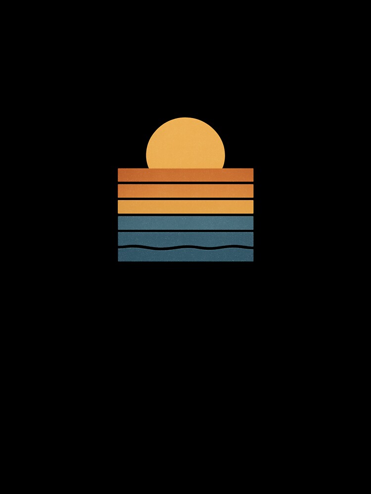 Retro Minimalist Landscape Collection – Vintage Geometric Art by GreenPeony