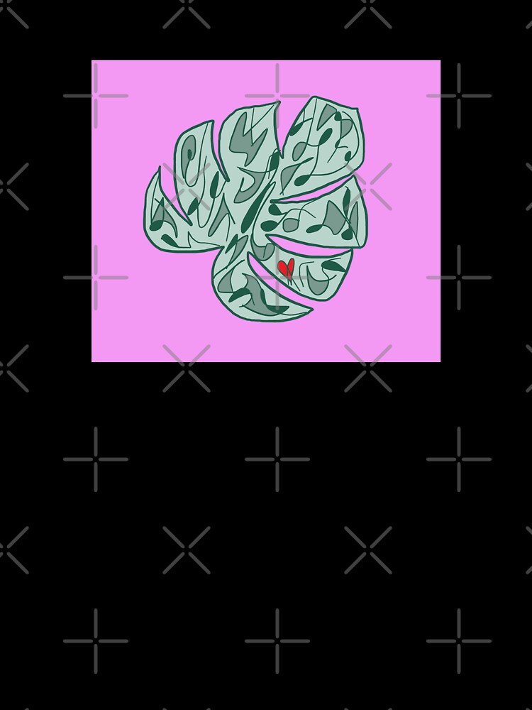 Monstera Pink by MyArtMind