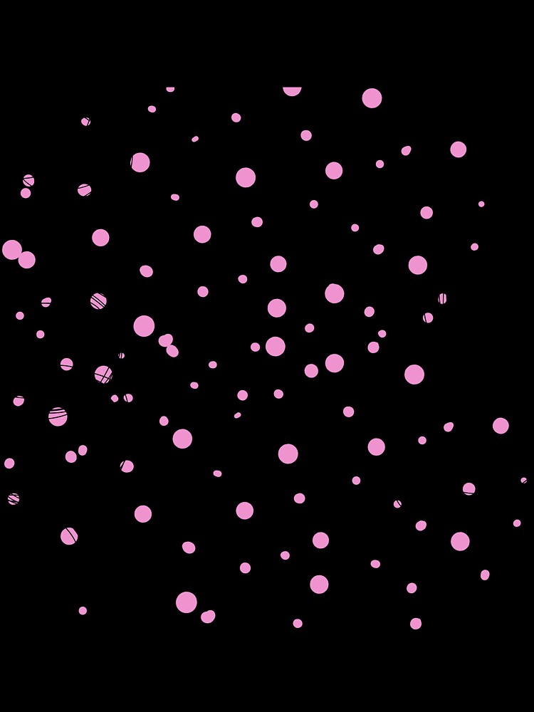 Abstract circles with touches of pink color by HDpod