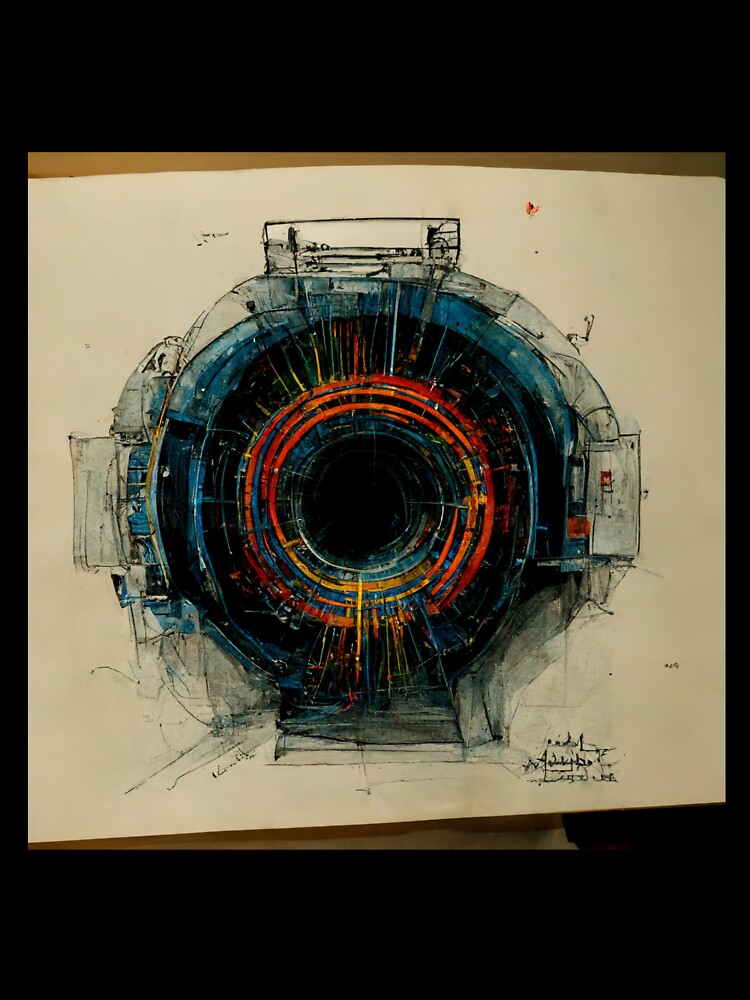 Sketch Hadron Collider by Phillip Venter