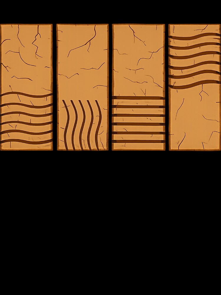 Abstract Desert Geometry Pattern | Modern Minimalist Earth Tone Design by GarnerSupplyCo
