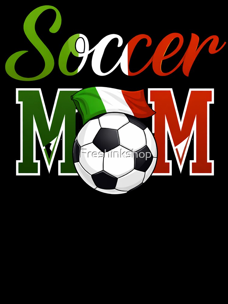 Italian Soccer Mom by Freshinkshop Unisex , , , Long Sleeve Tee