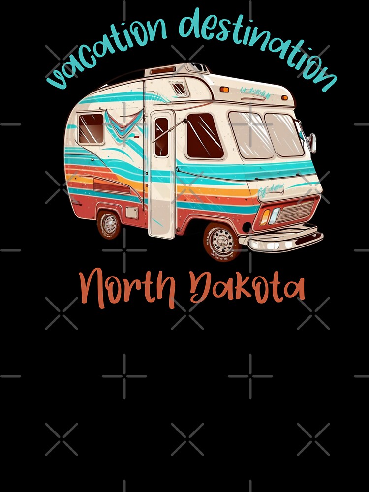 Vacation Destination North Dakota T-Shirt by MarqisStudio