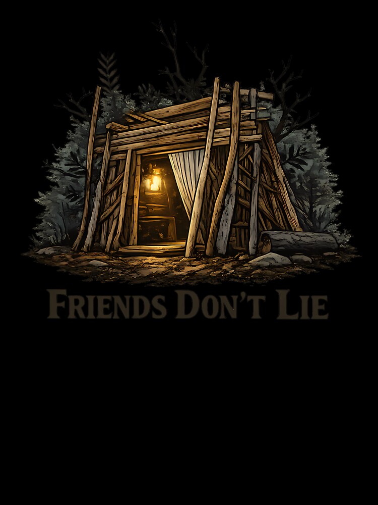 Friends Don’t Lie – Castle Byers Inspired Nostalgic Friendship T-Shirt by LUXORÉA