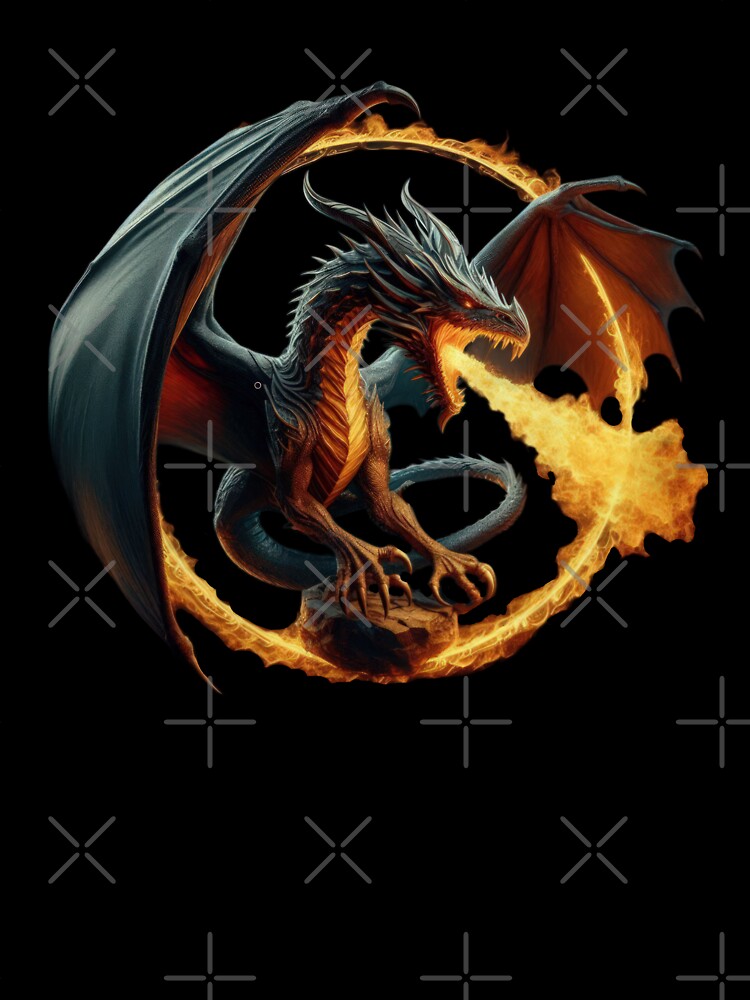 dragon erupts flames by Expressions-Sel