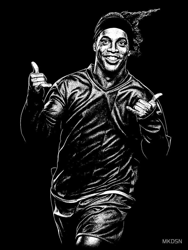 Ronaldinho by MKDSN Unisex , , , Long Sleeve Tee