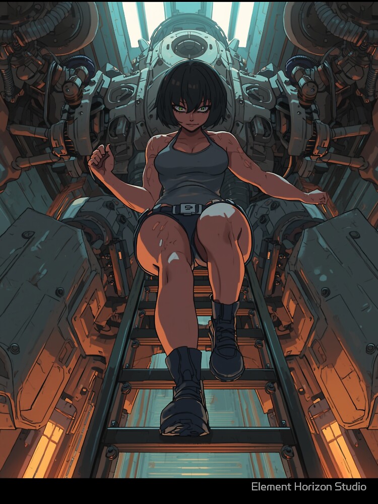 Mech Pilot Descending Into the Machine by Element Horizon Studio