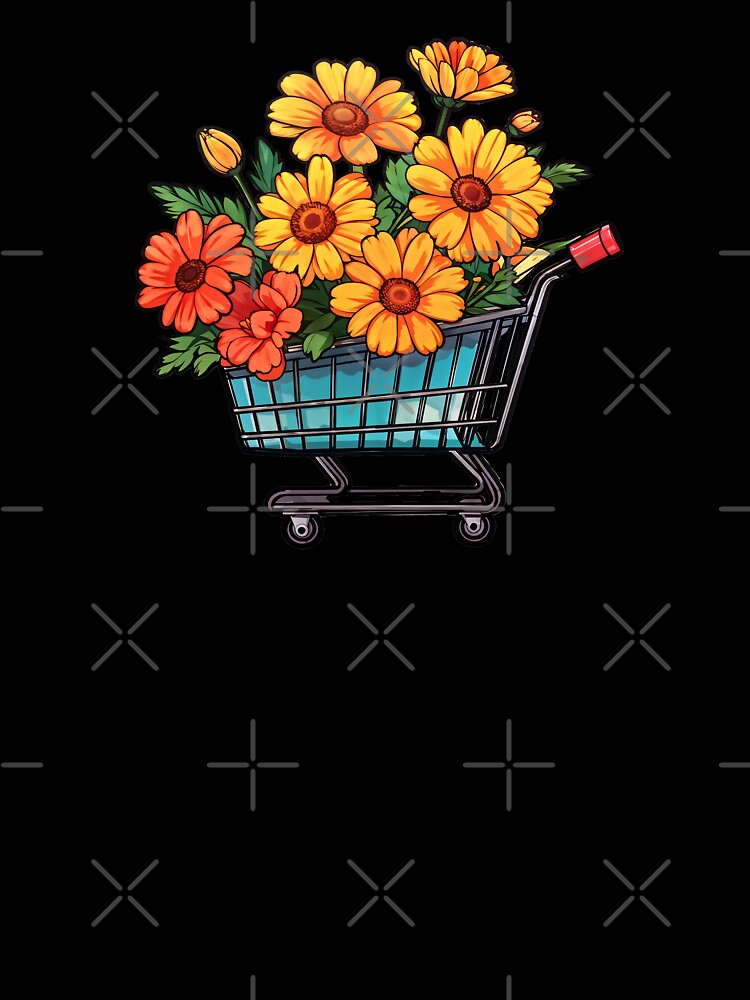 Plant Friends Shopping Cart by Realizey