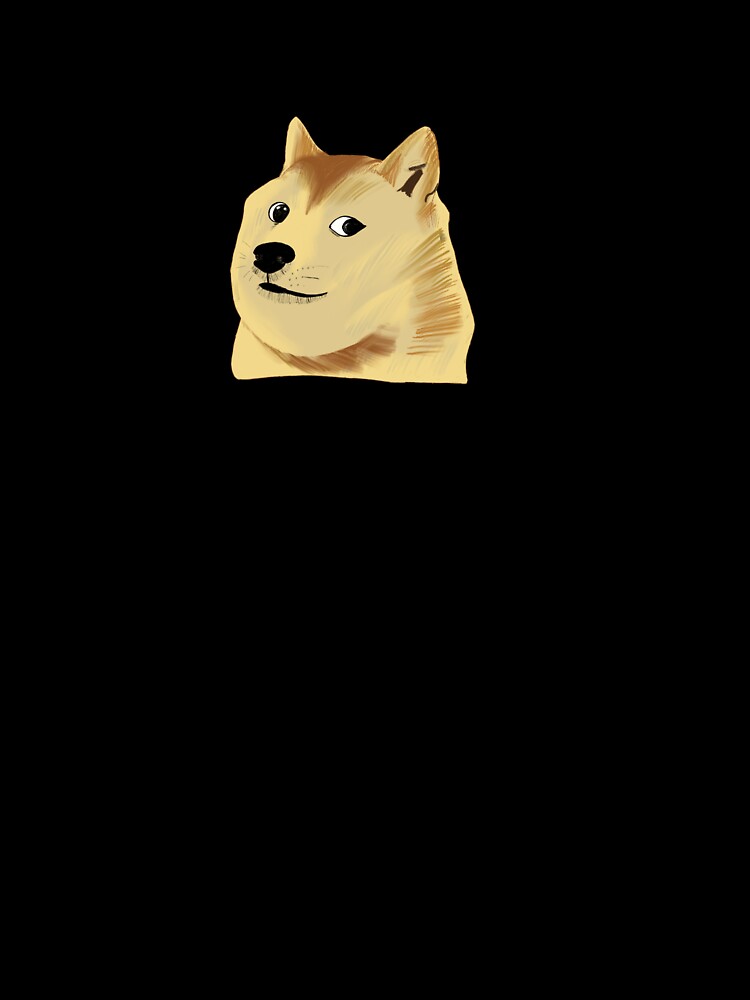 Shiba Inu Meme Dog Drawing by OkiDokiDesign