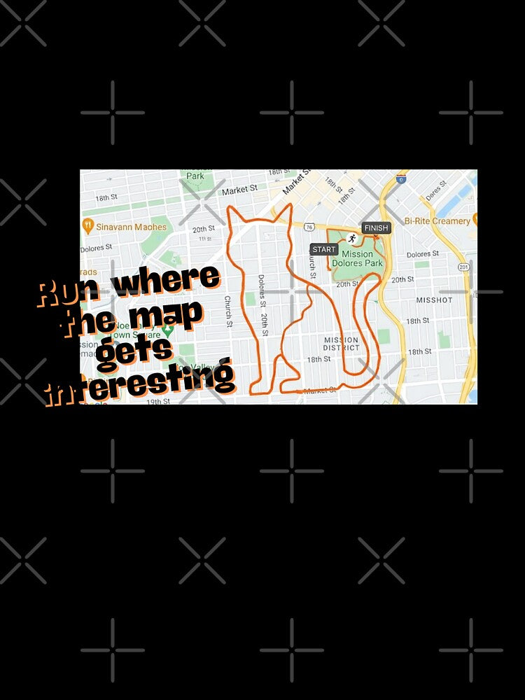 Run where the map gets interesting (Running) by RunningWhiskers