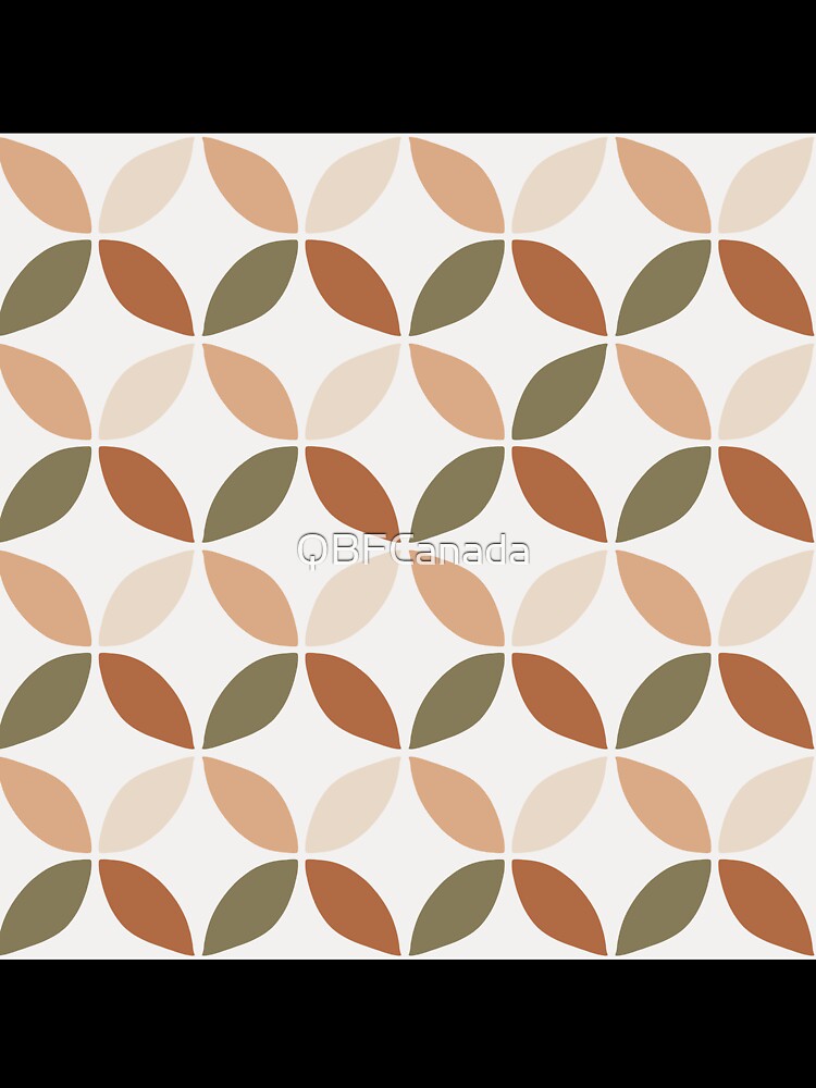 Vintage Geometric in Earth Tones by Quick Brown Fox Canada