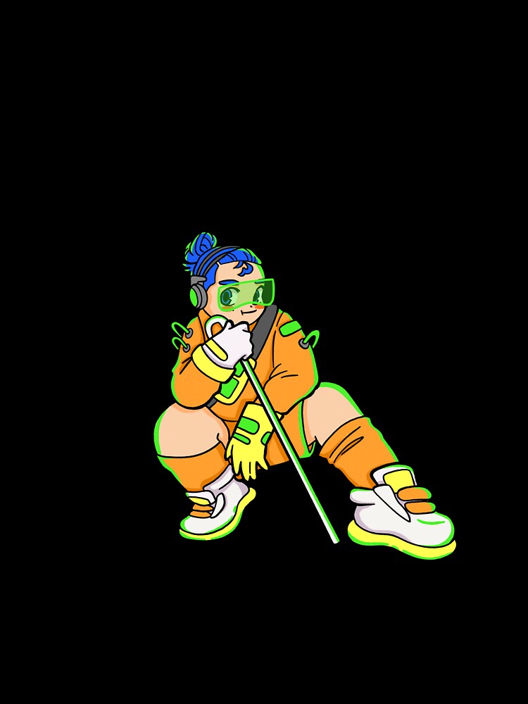 Y2K Cyberpunk Streetwear, Trippy Neon Graphic Hoodie, Trippy Retro Shirt, Psychedelic Anime by Makalee Rae