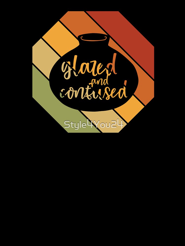 Retro Clay Glazed Confused Pottery Porcelain Ceramics Ceramicist Gift by Style4You24