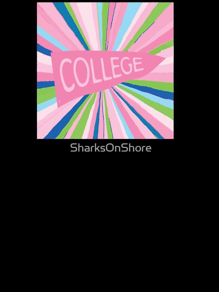 College Kaleidoscope of Stripes by SharksOnShore