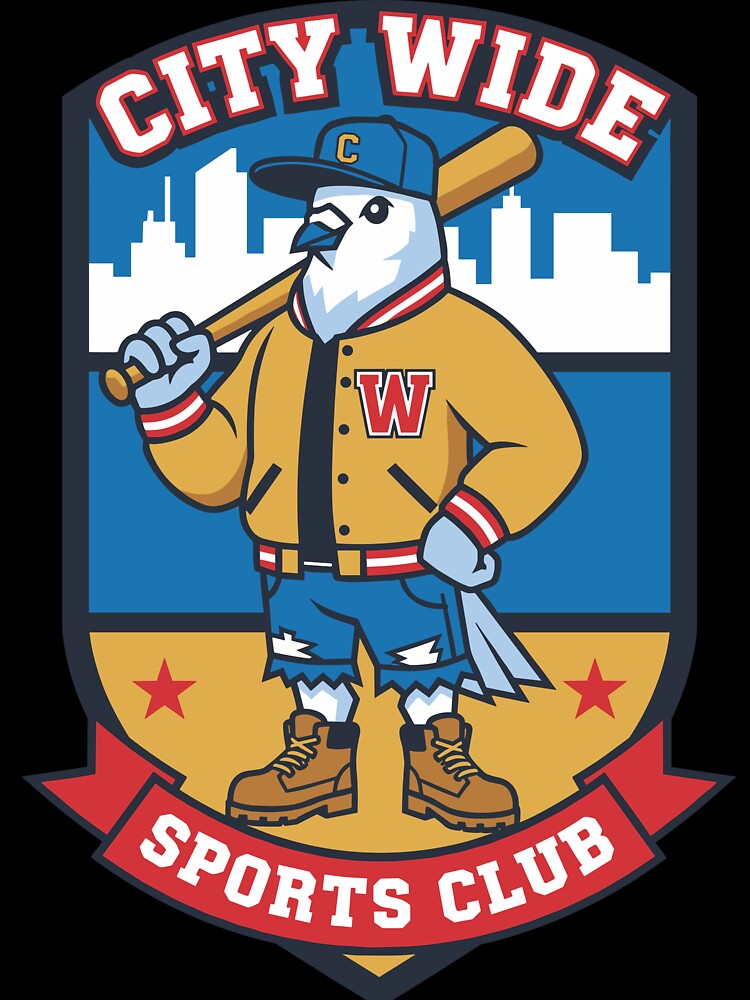 City Wide Sports Club - Urban Streetwear Mascot by ImStickerHappy Unisex , , , Long Sleeve Tee