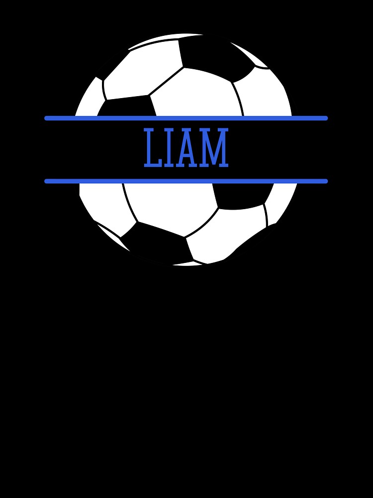 Liam Personalized Soccer Ball by AtriumHouse Unisex , , , Long Sleeve Tee