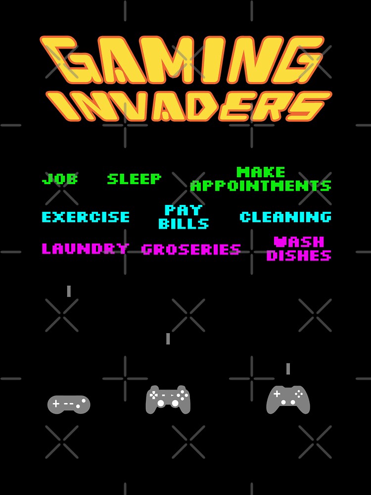 Gaming Invaders by JoseloRochaArt