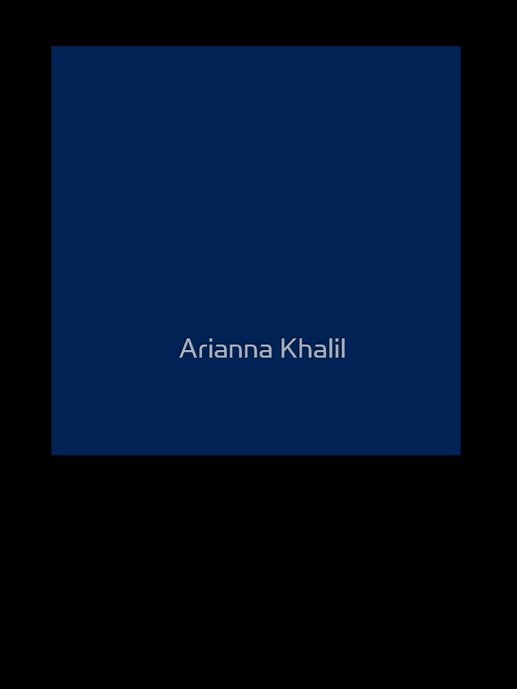 Solid Dark Blue by Arianna Khalil