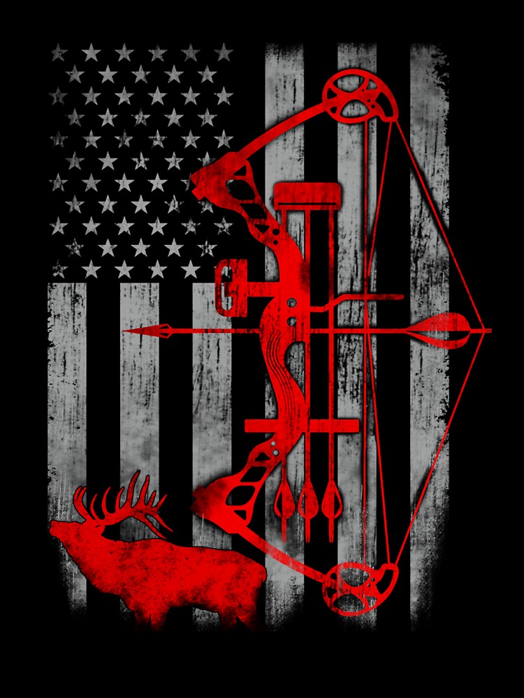 Bow Deer hunting flag Archery by taaddison50