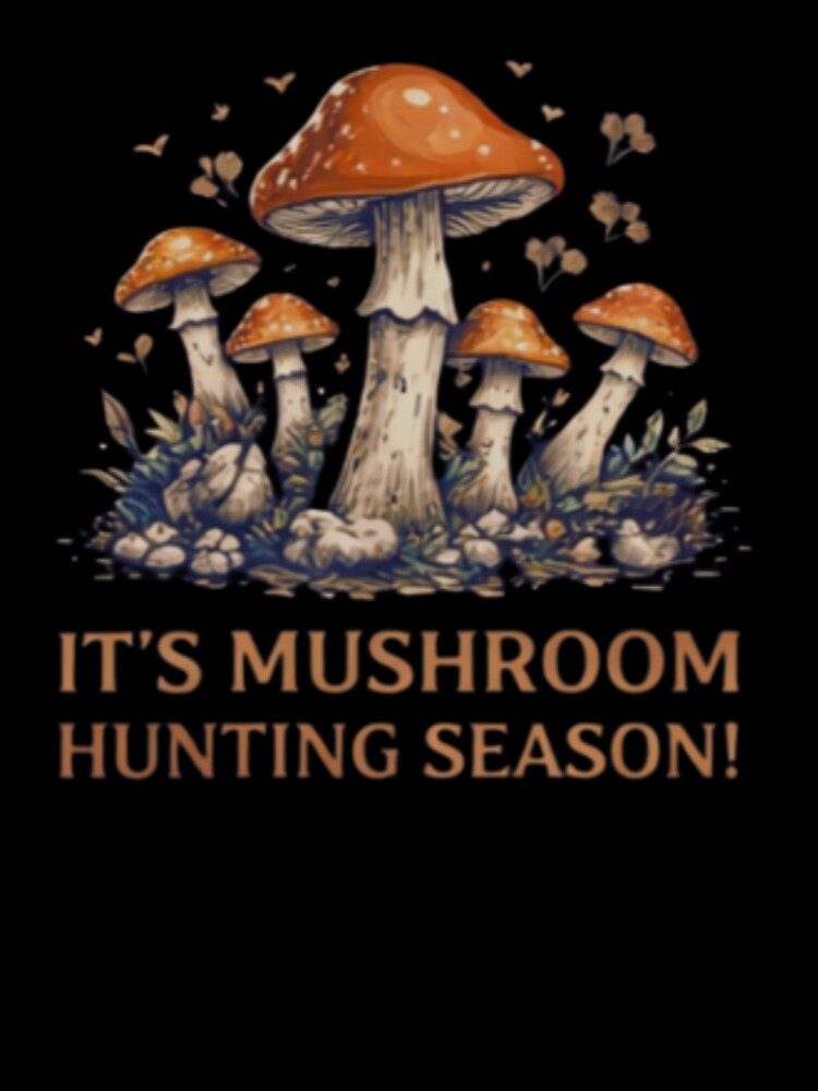 Hunting Mushrooms Season design – Cottagecore Aesthetic Design by FunForgeStudio