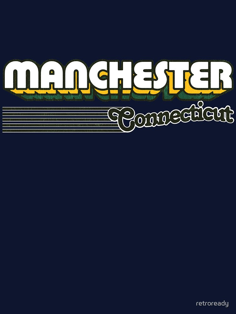 Manchester, Connecticut | Retro Stripes by retroready