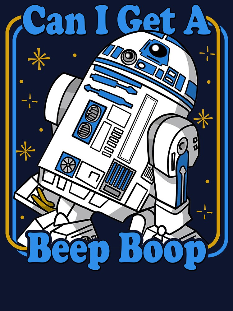 Can I Get Beep Boop Space Droid by JadeRushLove Unisex , , , Long Sleeve Tee