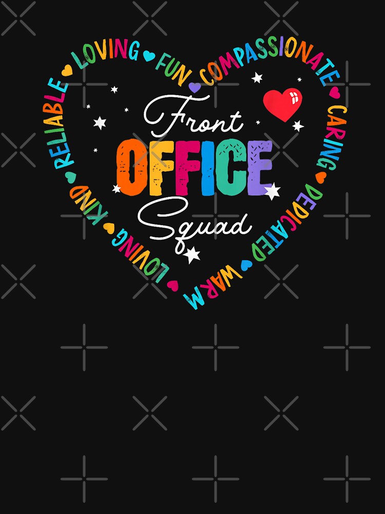School Secretary Admin Appreciation Front Office Squad by goombi-creative