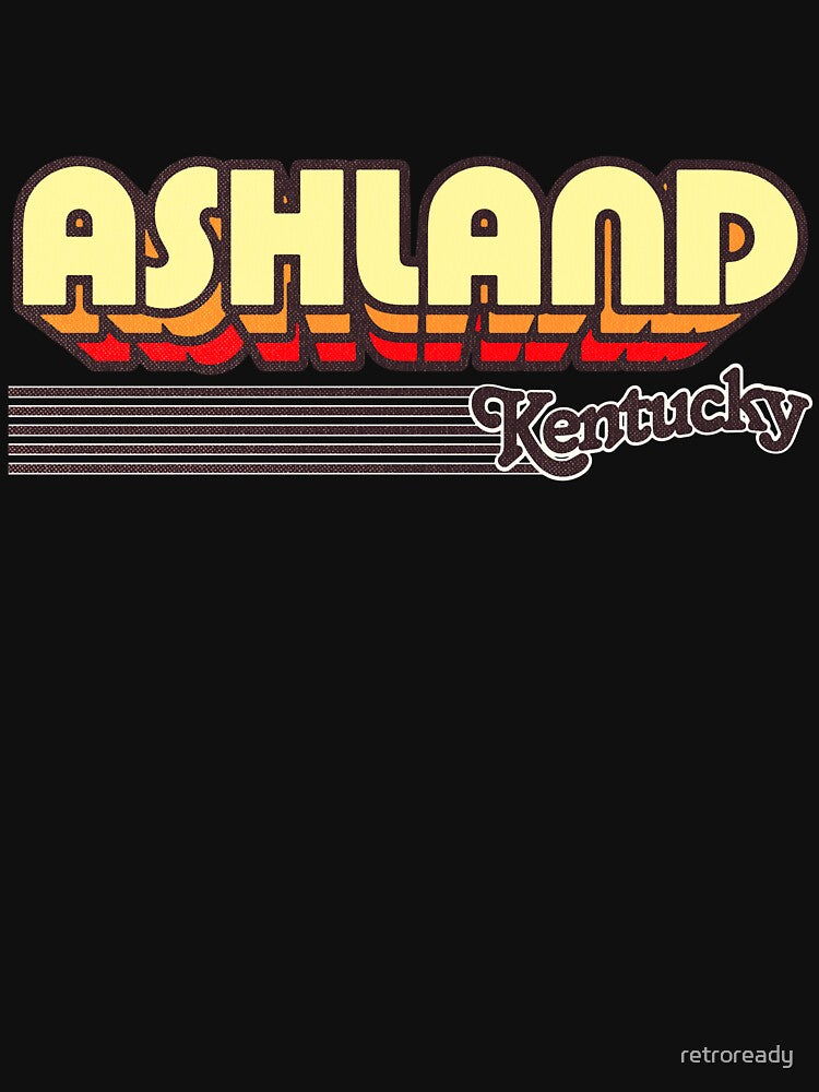 Ashland, Kentucky | Retro Stripes by retroready