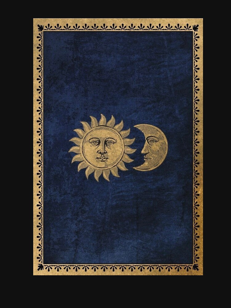 Sun and moon 90s whimsygoth celestial by BrontesWhimsyStore