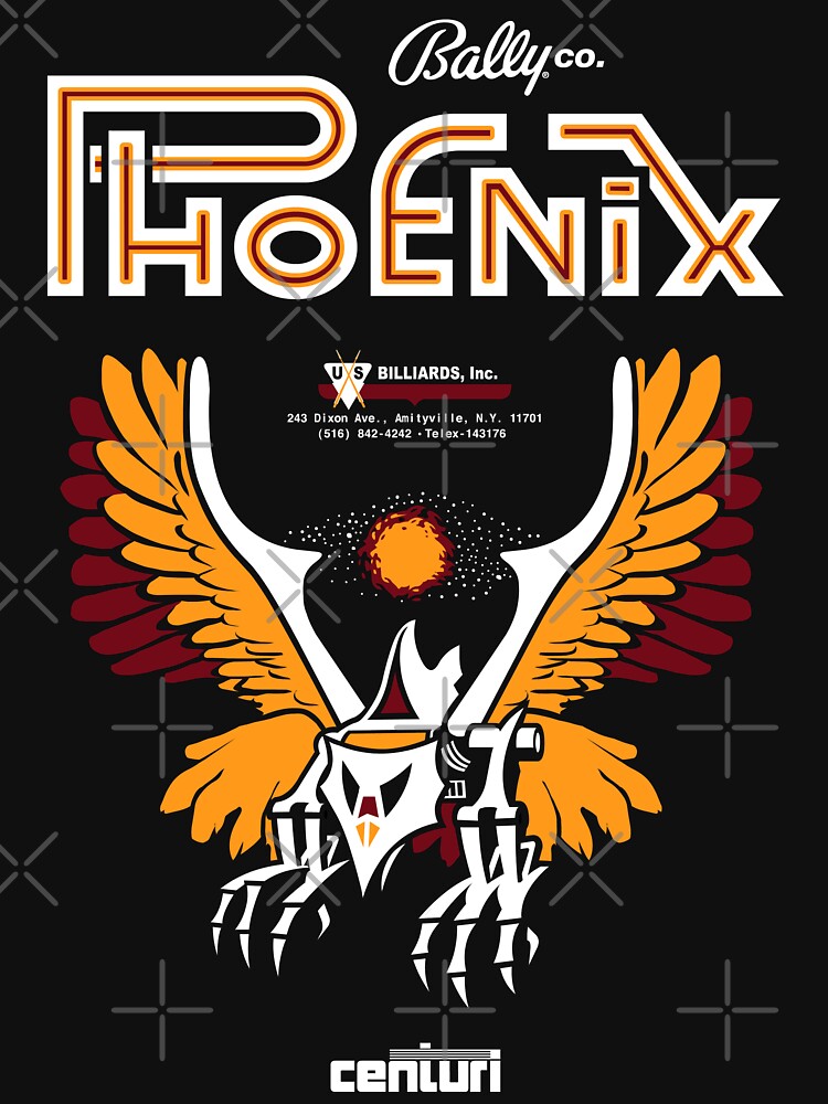 Phoenix Retro Arcade Vintage by Jorditarrats