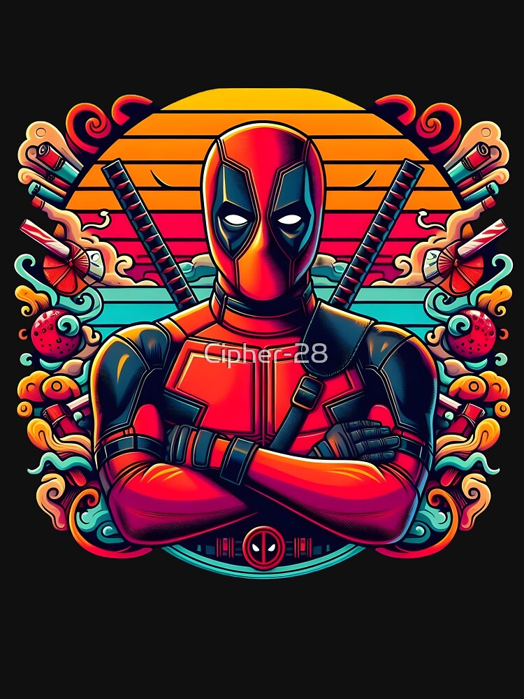 Dynamic Pose Deadpool Design by Cipher-28