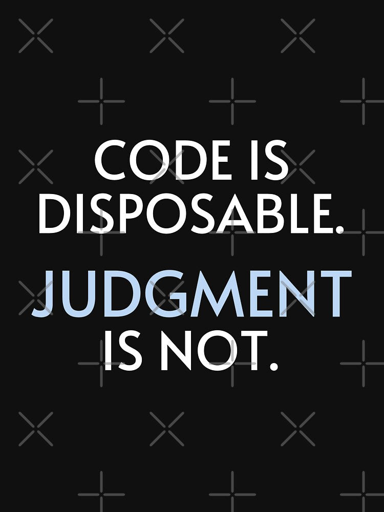 Dark - Code is disposable. Judgment is not. by sairarizkaz
