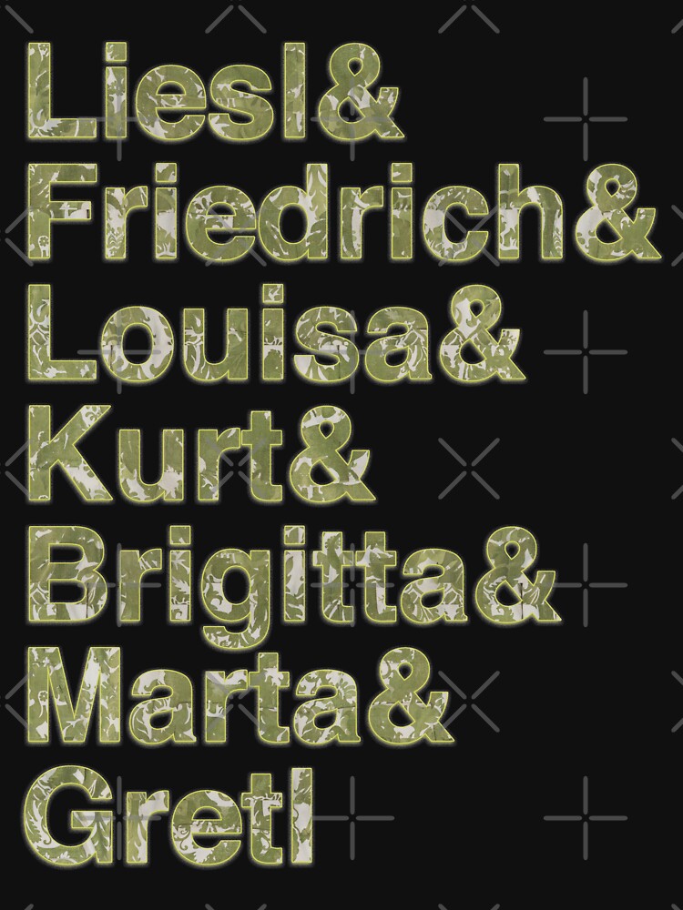 The Sound of Music Children in Curtain Fabric by baranskini