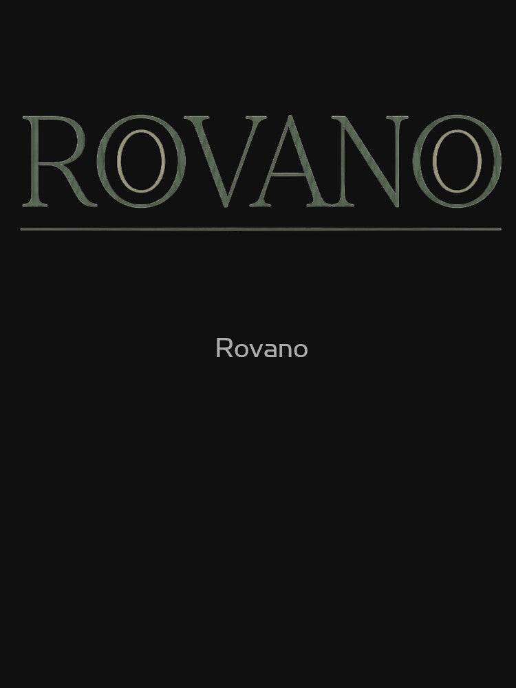 Rovano Dark Luxury Typography Elegant Fashion Design by Rovano